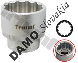 Hlavica 1/2" vstup, 12-hranná 36 mm