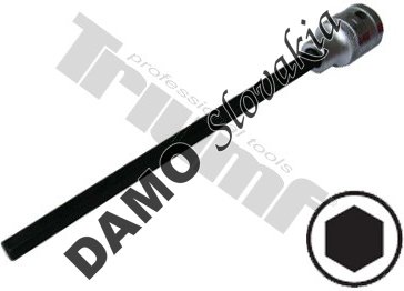 Nástavec Inbus v 1/2" hlavici s guličkou 8 mm x 210 mm