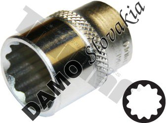 Hlavica 12 - hranná, 1/2" vstup, palcový  1 - 3/16"