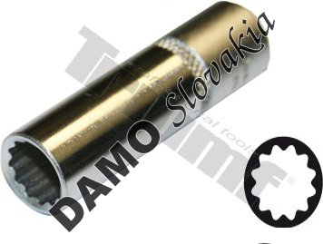 Hlavica 12 - hranná, 1/2" vstup, predĺžená 3/8"