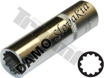 Hlavica 12 - hranná, 1/2" vstup, predĺžená 7/8"