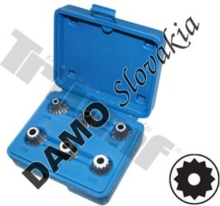 Sada 1/2" nástavcov XZN, 6 - dielna