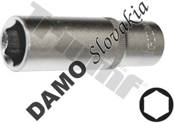 Hlavica 6 - hranná, 1/2" vstup , predĺžená 10 mm