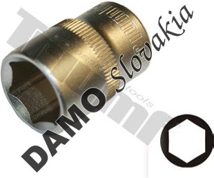 Hlavica 1/2" vstup, 6-hranná 36 mm