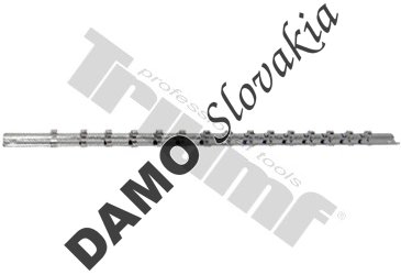 Koľajnica pre 1/2" hlavice 15 klipov