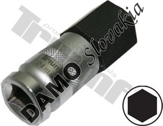 Nástavec Inbus v 1/2" hlavici, L -55 mm 24 mm