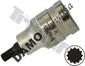 Nadstavec XZN v 1/2" hlavici, L - 55 mm M16