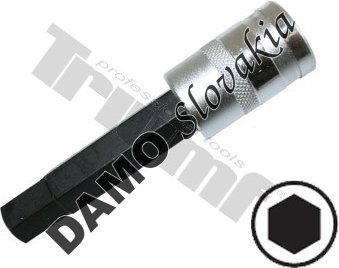Nadstavec Inbus v 1/2" hlavici, L - 100 mm 6 mm