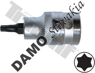 Nástavec Torx v 1/2" hlavici, nevŕtaný, L - 55 mm T55