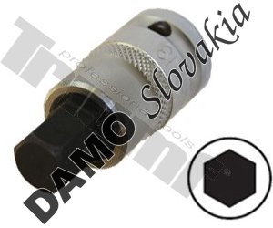 Nástavec Inbus v 1/2" hlavici, L -55 mm 13 mm