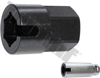 Adaptér 14 mm čierny na demontáž senzorov teploty, tlaku, EGR