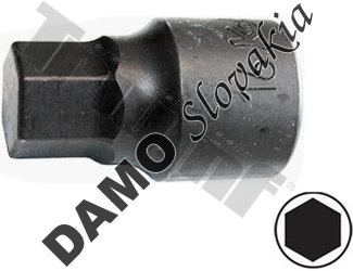 inbus 16x43mm nadstavec v 1/2" hlavici