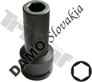 hlavica kovaná 1/2" profil 6-hran predĺžená 23x85 mm