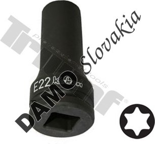 hlavica kovaná 3/4" vstup, E22x100mm, predĺžená