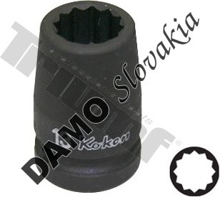 hlavica kovaná 1/2" profil 12-hran 13mm