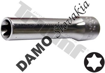 hlavica 1/4" E profil E5, dlhá, 50mm