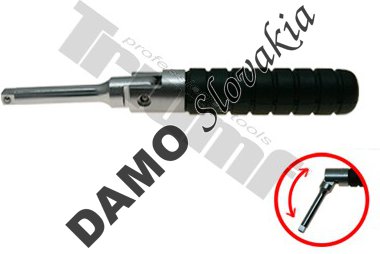 1/4" skrutkovacia rukoväť sklopná, 160mm