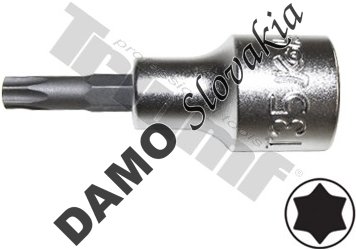 TORX T35x60mm nadstavec, nevŕtaný v 1/2" hlavici
