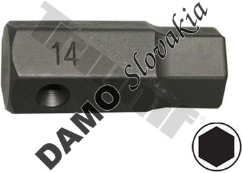 Bit inbus, driek 16 mm, dĺžka 40mm 14 mm