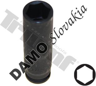 Hlavica kovaná  3/8" profil 6-hran 16mm, dlhá