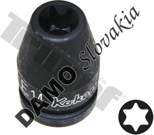 Hlavica 1/2" E-profil E14 kovaná