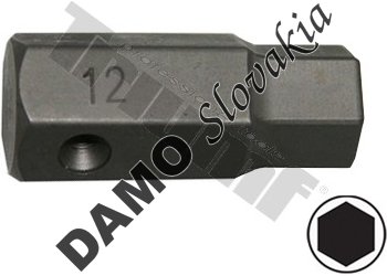 Bit inbus, driek 16 mm, dĺžka 40mm 12 mm