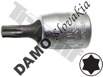 nadstavec T20 v 1/4" hlavici, celková dĺžka 28mm