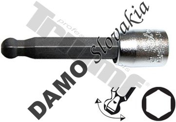 Nadstavec inbus s guličkou v 1/4" hlavici, dĺžka 50mm 5 mm