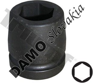 hlavica 1" kovaná 1.1/8",  6hr., dĺžka 57mm