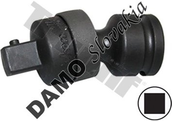 guľový kardan 1/2" kovaný, dĺžka 74mm