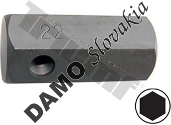 Bit inbus, 22 mm driek 22 mm