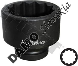 hlavica kovaná 1" 60mm 12-hran