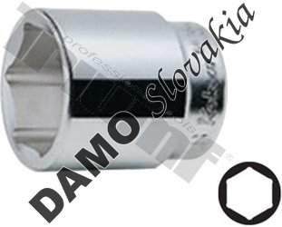 hlavica 3/4" vstup, 6-hran, 45 mm, CrV