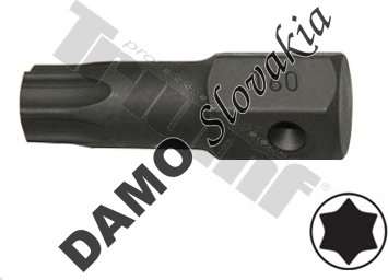 Bit torx kovaný, 16mm driek T60