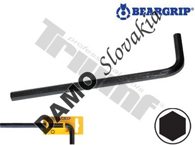 Kľúč inbus dlhý 2400XL, plastový držiak (B-T) 1,5 mm