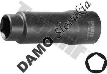 Hlavica na brzdy, 1/2 ", 5hran, dĺžka 70mm, 14mm, skrutky zadného brzd. strmeňa Opel Astra