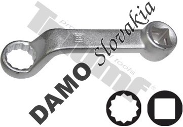 Očkový kľúč 18mm s 1/2" na odmontovanie prevodovky od motora v ťažko dostupnom mieste