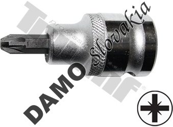 Nadstavec krížový v 1/2" hlavici, S2 PZ3 x 55 mm