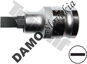 Nadstavec plochý  v 1/2" hlavici, S2 SL8 x 55 mm