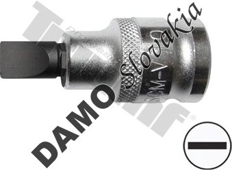 Nadstavec plochý  v 1/2" hlavici, S2 SL10 x 55 mm