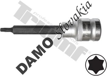 Nadstavec torx T20x100mm, nevŕtaný, v 1/2" hlavici, S2