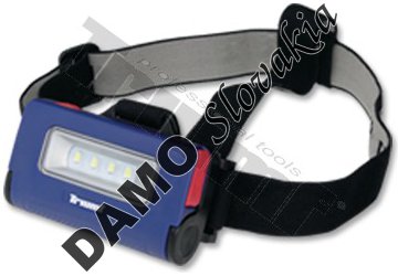 Led čelová pracovná lampa, 2 v 1