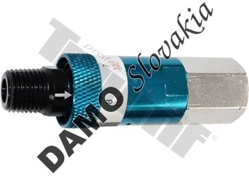 Regulátor vzduchu, priamy/pripojenie k pneumatickému náradiu 1/4", od 4,9 - 8 Bar