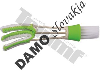 Obojstranná čistiaca kefa na výduchy ventilácie