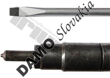 Sekáč na telá vstrekovačov polkruhový zabrúsený 17 mm