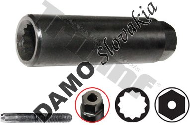 Povoľovacia hlavica štiftov M8 Fiat Ducato Hpi ,10mm upnutie