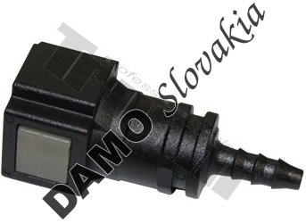 PVC spojka priama - A1 - samica Ø 6.30mm - samec Ø 3mm, zo sady 39173