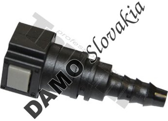 PVC spojka priama - B1 - samica Ø 7.89mm - samec Ø 6mm, zo sady 39173