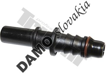 PVC spojka priama - MP6 - 2 samce -  Ø 9.49mm -  Ø 6mm, zo sady 39173
