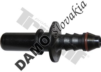 PVC spojka priama - MP7 - 2 samce - Ø 9.49mm -  Ø 8mm, zo sady 39173